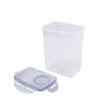 Classic 1.8 Litres Transparent Plastic Airtight Food Storage Container With Leak Proof Flip Lid