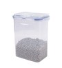 Classic 1.8 Litres Transparent Plastic Airtight Food Storage Container With Leak Proof Flip Lid