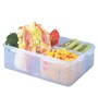 Classic 1 Litre Transparent Plastic Airtight Food Storage Container With Leak Proof Lid