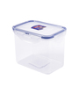Classic 1 Litre Transparent Plastic Airtight Food Storage Container With Leak Proof Lid