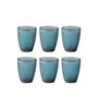 Classic 250ml Blue Crystal Glass (Set of 6) Everyday Glass