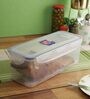Classic 3.4 Litres Transparent Plastic Airtight Food Storage Container With Leak Proof Lid