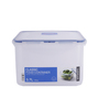 Classic 3.7 Litres Transparent Plastic Airtight Food Storage Container With Leak Proof Lid
