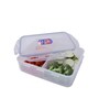 Classic 3.9 Litres Transparent Plastic Airtight Food Storage Container With Leak Proof Lid