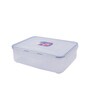 Classic 3.9 Litres Transparent Plastic Airtight Food Storage Container With Leak Proof Lid