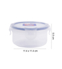 Classic 300Ml Transparent Plastic Airtight Food Storage Container With Leak Proof Lid