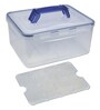 Classic 6.5 Litres Transparent Plastic Food Storage Container With Leak Proof Lid