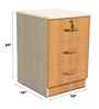 Classic Amber Oak Colour Chest Of Drawers