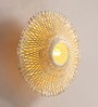 Classic Bamboo Wall Light in Off White Colour