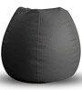 Classic XXL Bean Bag with Beans in Grey Colour