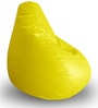 Classic XXL Bean Bag with Beans in Yellow Colour