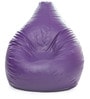 Classic XXXL Bean Bag with Beans in Purple Colour