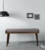 Classic Sheesham Wood Bench in Walnut Finish