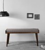Classic Sheesham Wood Bench in Walnut Finish