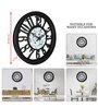 Classic Black Plastic Modern Wall Clock