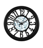 Classic Black Plastic Modern Wall Clock