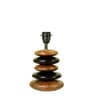 Brown Color Wooden Stone Handmade Table Lamp Base