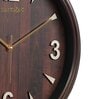 Classic Brown Plastic Wall Clock