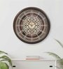 Classic Brown Plastic Wall Clock