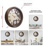 Classic Brown Plastic Wall Clock