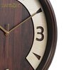 Classic Brown Plastic Wall Clock