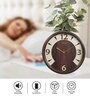 Classic Brown Plastic Wall Clock