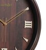 Classic Brown Plastic Wall Clock