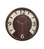 Classic Brown Plastic Wall Clock