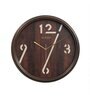 Classic Brown Plastic Wall Clock