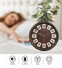 Classic Brown Plastic Wall Clock
