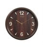 Classic Brown Plastic Wall Clock