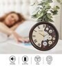 Classic Brown Plastic Wall Clock