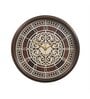 Classic Brown Plastic Wall Clock