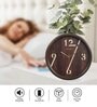 Classic Brown Plastic Wall Clock