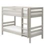 Classic Solid Wood Bunk Bed in White Finish