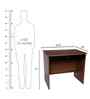 Classic Caramel Oak Colour Dual Tone Workstation Desk With Textured Veneer Finish