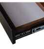 Classic Caramel Oak Colour Dual Tone Workstation Desk With Textured Veneer Finish