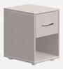 Classic Solid Wood Kids Bedside Table in Grey Colour