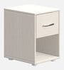 Classic Solid Wood Kids Bedside Table in White Colour