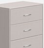 Classic Solid Wood  Chest Of Drawers in Grey Colour