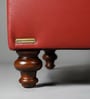 Classic Chesterfield Leather 2 Seater Sofa In Red Colour Classic Chesterfield Leather 2 Seater Sofa In Red Colour