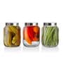 Classic Collection See Through Lid Glass Storage Jar