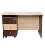 Classic Dark walnut Colour  Workstation Desk With Laminate Finish