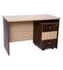 Classic Dark walnut Colour  Workstation Desk With Laminate Finish