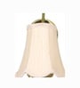 Classic Gold Off-White Fabric Shade Wall Lamp, Living Room & Office