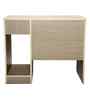 Classic Golden Teak Colour Workstation Desk With Storage