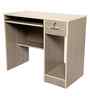 Classic Golden Teak Colour Workstation Desk With Storage
