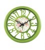Classic Green Plastic Modern Wall Clock