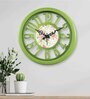 Classic Green Plastic Modern Wall Clock