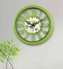 Classic Green Plastic Modern Wall Clock